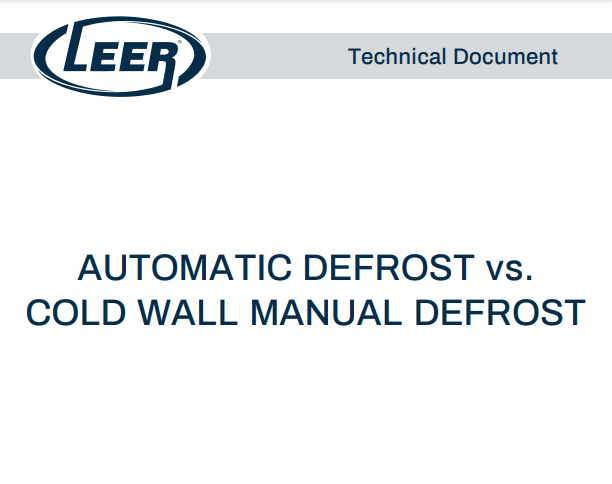 Automatic Defrost vs. Cold Wall Manual Defrost: Which One Should