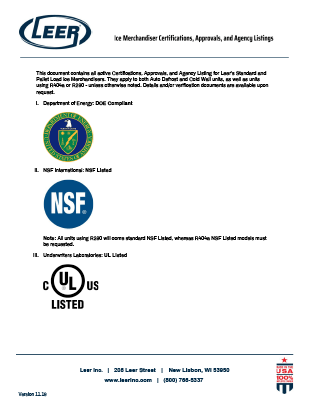 Ice Merchandiser Certifications Aprovals Agency Listings 1 optimized