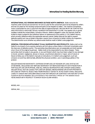 International Ice Vending Machine Warranty 1 optimized