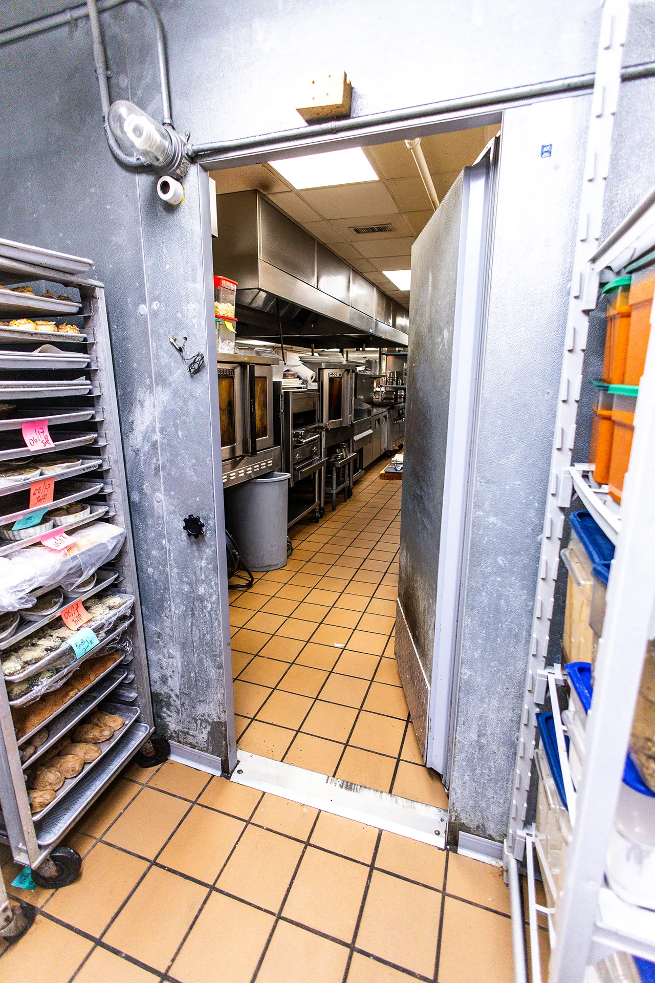 del_bar_project12 Commercial kitchen and food preparation area